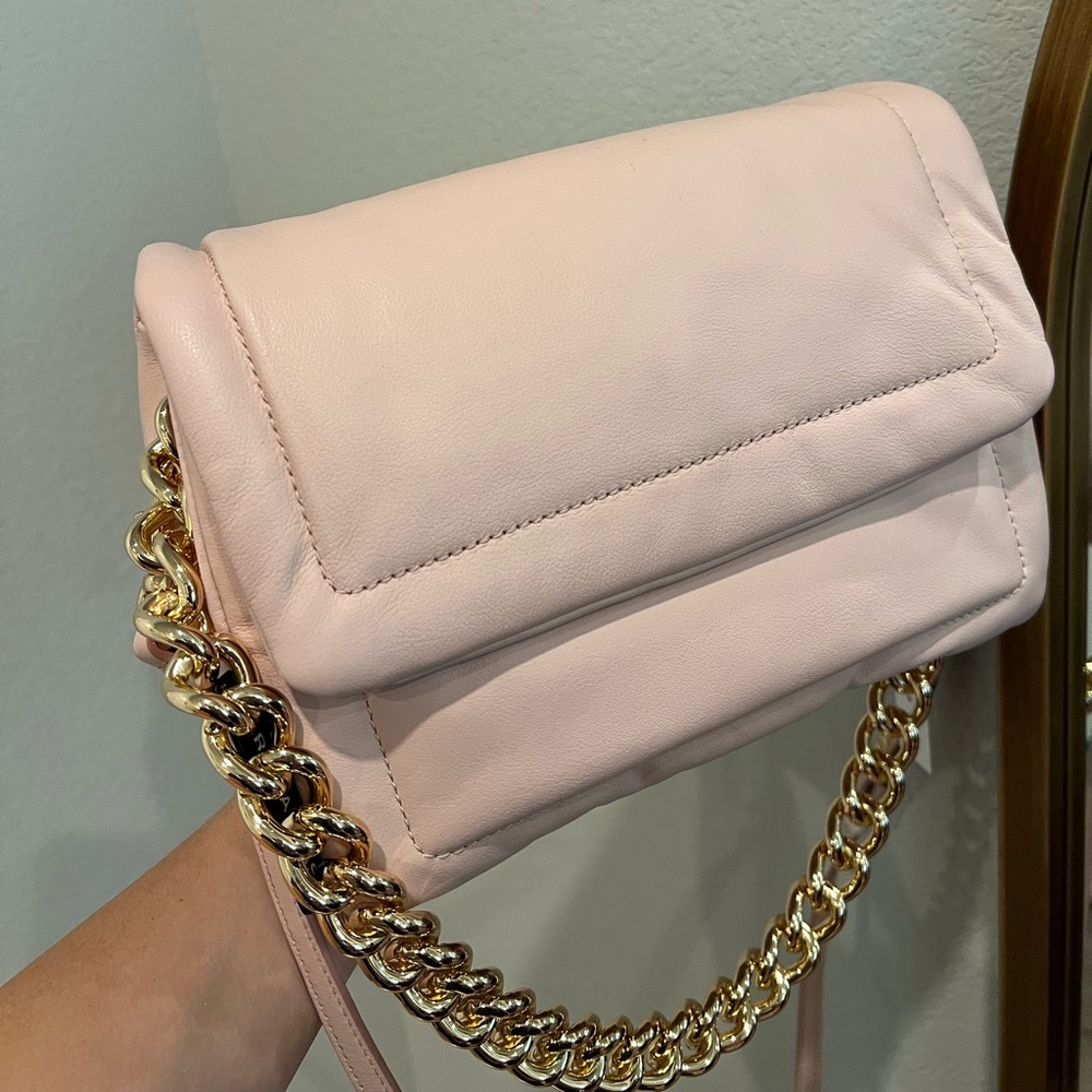 NWT Marc Jacobs Pillow Leather Shoulder Handbag - Pink! For sale! Gorgeous!